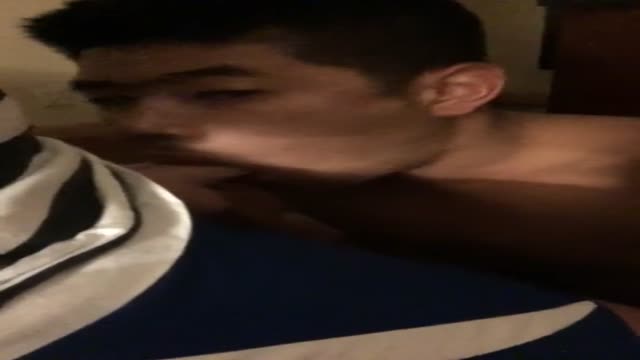 ASIAN TWINK SUCKS COCK