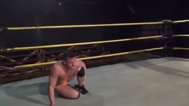 Muscle hunk beat down