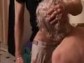 two blondes play