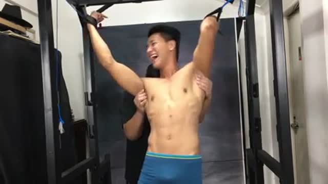 Asian tickled 1