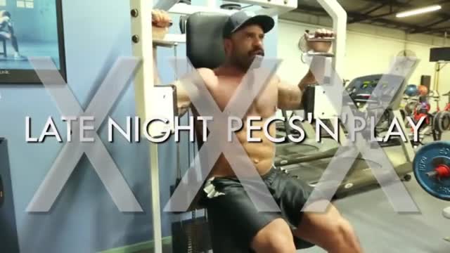 Naked Man in Gym