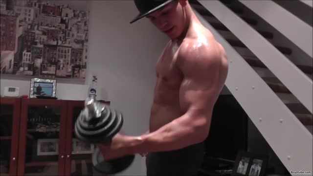 Muscle Flex- young boy
