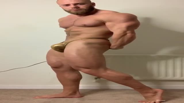 He's Showing off one Helluva Big Bulge 