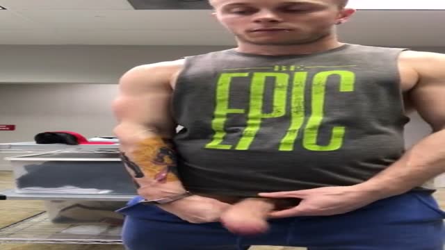 Jerking off at work