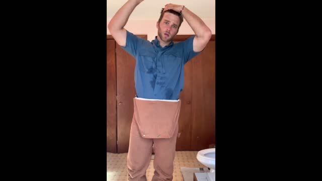 cute hunk jerks off again
