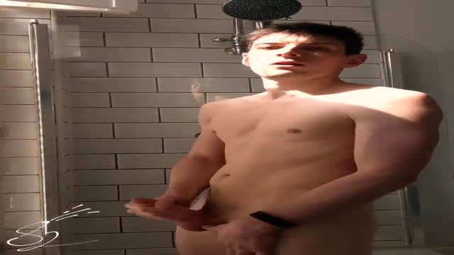 Wanking In The Shower.