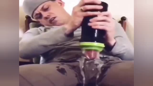 Could fill a cup with his cum