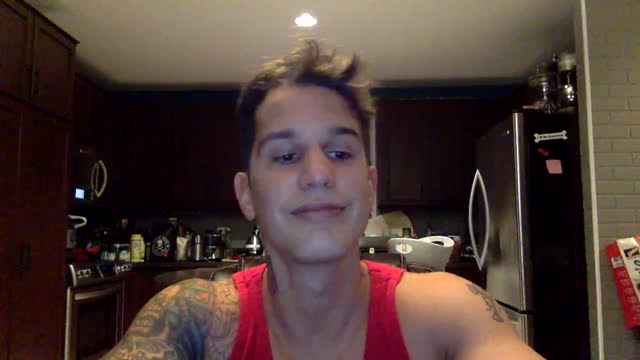 Pierre chats and shows off everything on cam