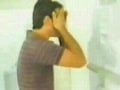 guy in bathroom has group sex