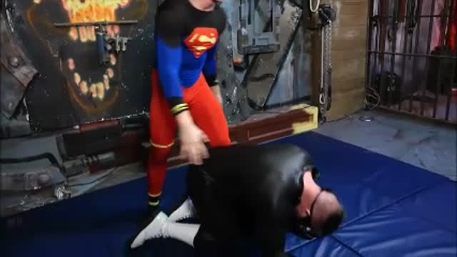 Cali-Boy as Superman vs. Black Bandit