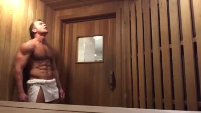 sauna wank