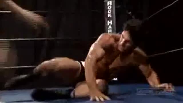 Sweaty Muscle Wrestler Destroys Jobber