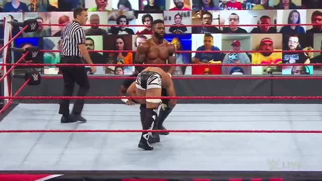 Pro Wrestler Ricochet Wrestles Former Partner Cedric Alexander