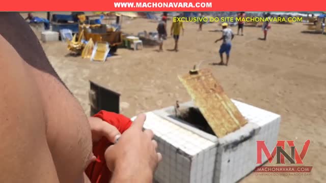 Rough fuck between masked Brazilian men