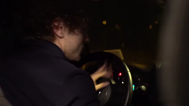 Flip fuck on the Jeep