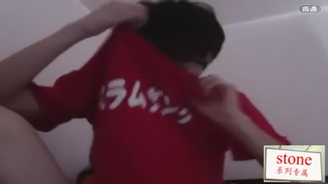 Asian jerks off