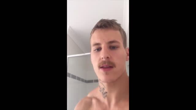 tatted stud fucking a toy