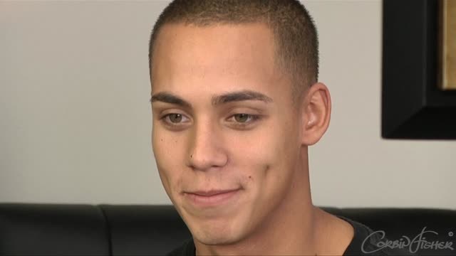 Blowing cute guy