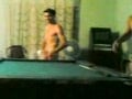 Romanian Twinks playing pool naked
