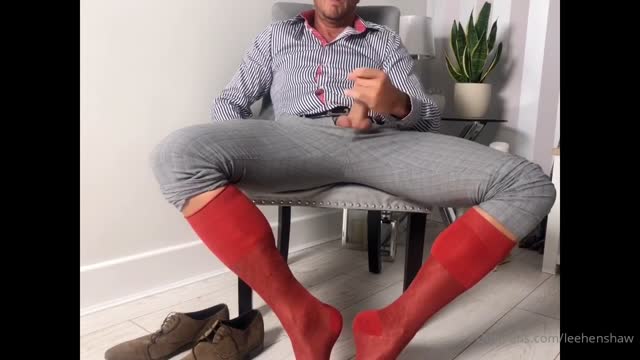 sock fetish jerkoff