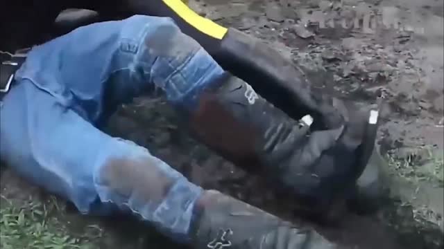Mud fight