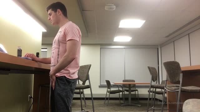 need to jerkoff in office