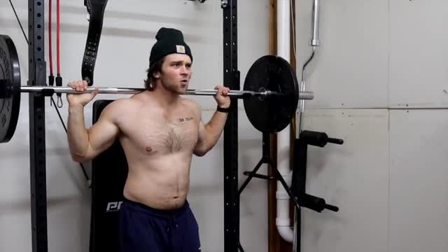 beefy hunk jerks off