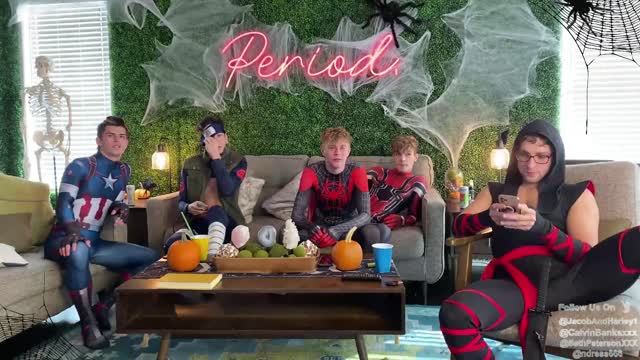 Avengers Orgy - Halloween Group Show - Calvin Banks, Seth Peterson, Aiden Garcia, Jacob & Harley