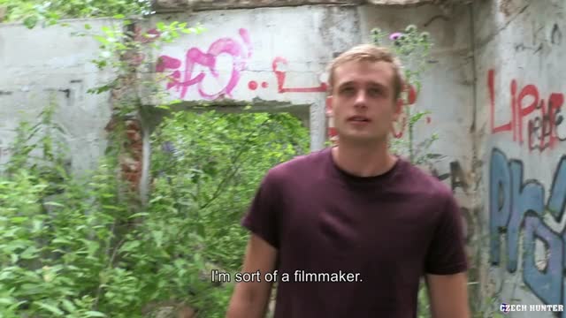 Handsome Hairy Blond get fucked outdoor
