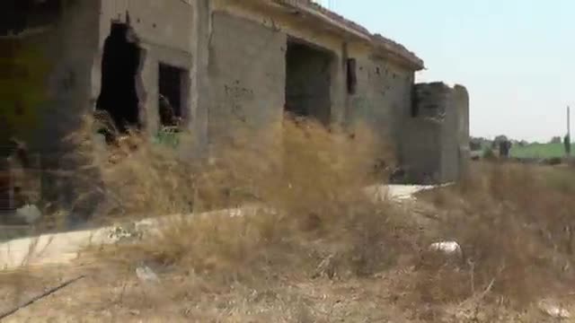 abandoned ruined building