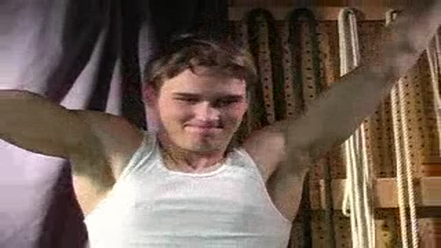 Hot 19yo AndyHW bound in pain