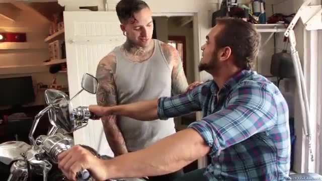 Tatted bi biked