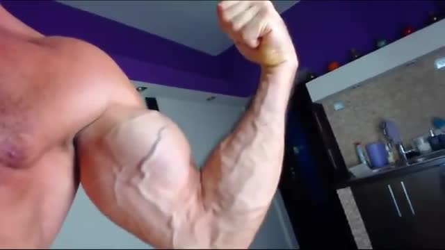 Dad loves working out