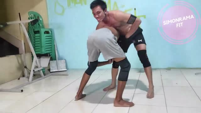 Wrestling Two Guys