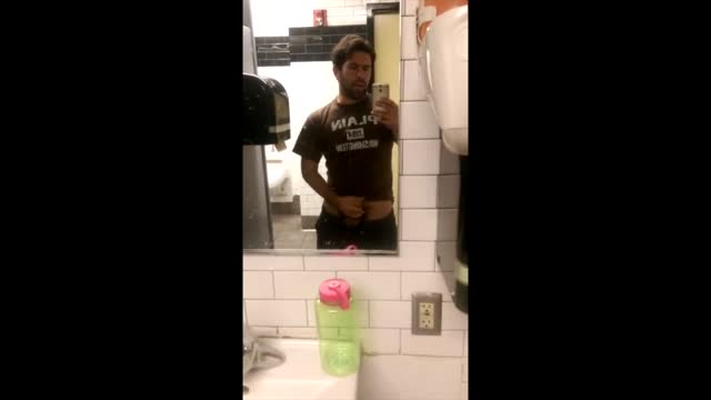 hairy bear jerks off