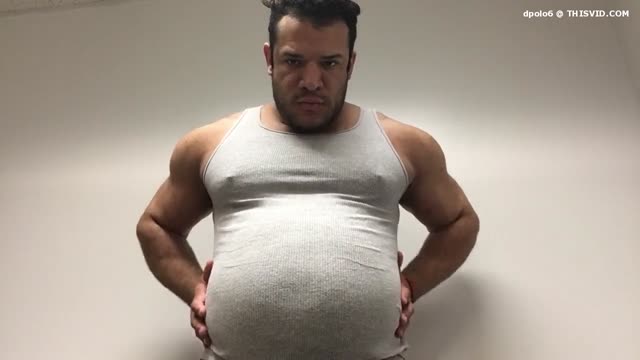 Beefy muscle with roid gut