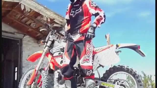 Biker wank