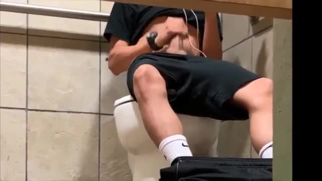 Bro Bating In The Stall