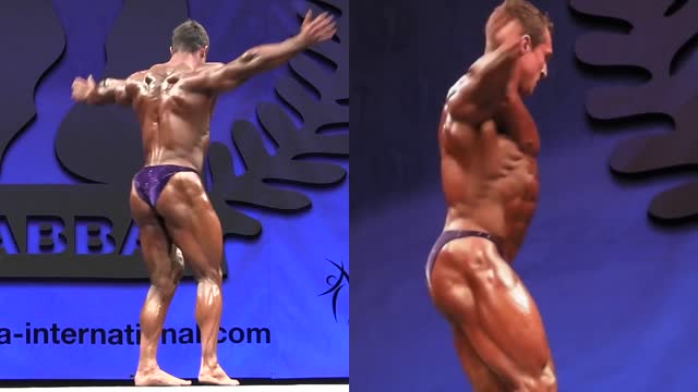 Jake N posing and flexing
