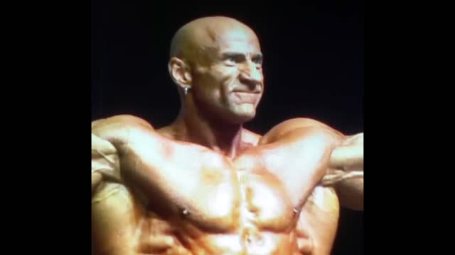 Robert Posing and Flexing