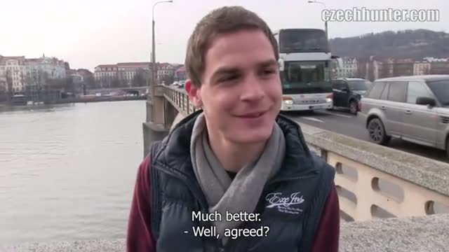 Czech Hunter Kissing