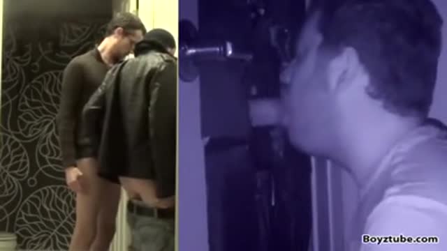 Amatuer Glory Hole turned amatuer threesome