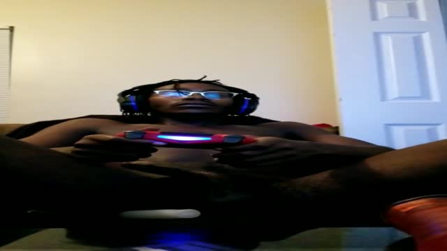 Gamer plays with toys til he cums twice