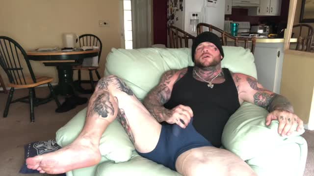 Bobby Riccard (PowerBodyFit)- Heavily Tatted Muscle Bull Jackoff