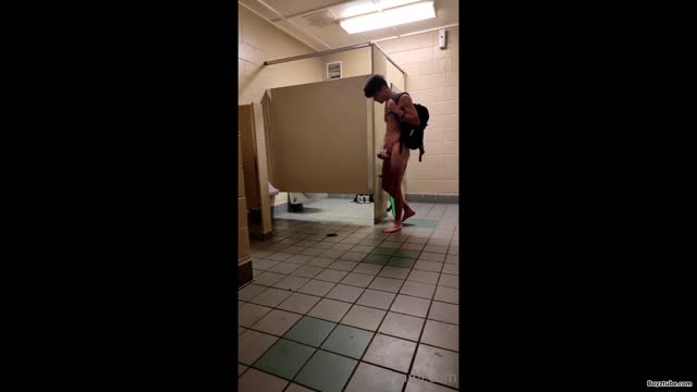 skater shows and jerks in toilet