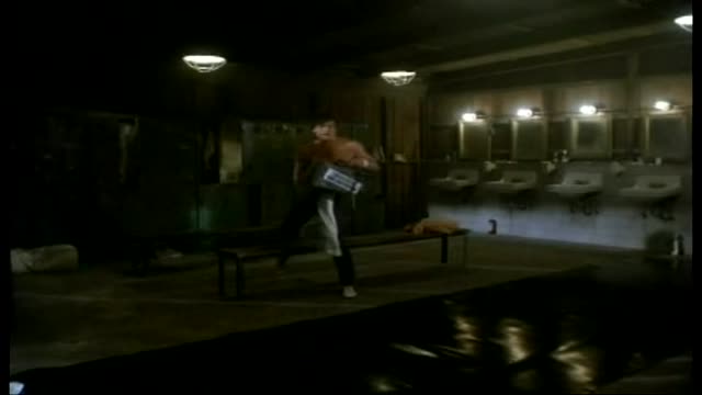 Steve Shellen in hot shower dance scene from 80's b-movie Gimme an F- featured in Oct. 1984 Playgirl magazine