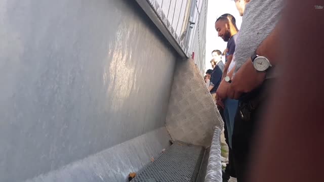 hot straight uncut latino  ing outside in urinal public