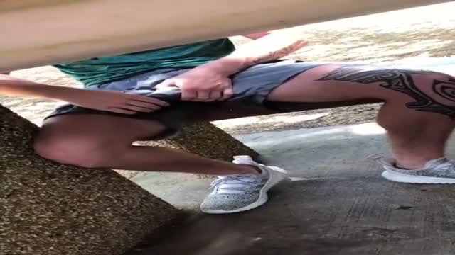 Jerking under the table 
