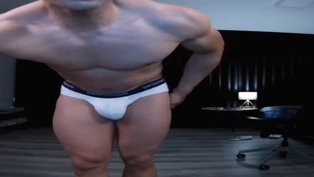 Hung latino jacks off