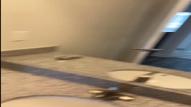Dan shows off and talk size